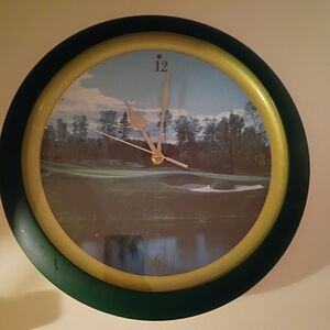 Vintage Mark Feldstein Tournament Time Golf Wall Sound Clock